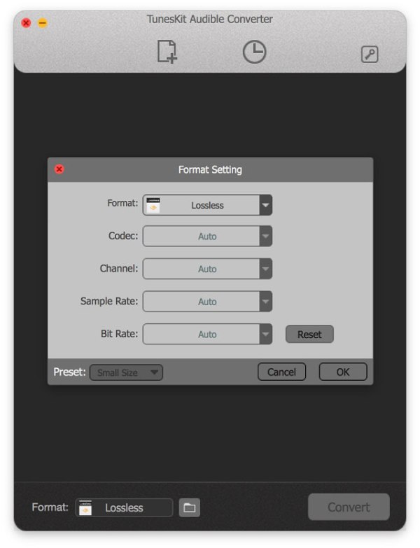 set output format