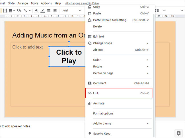 How To Add Music To Google Slides From Spotify