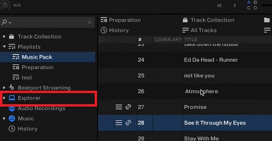 add music to traktor pro 4