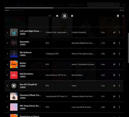 How to Customize Play Queue on Amazon Music