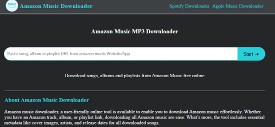 amazon music downloader online tool