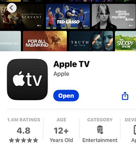 apple tv app on iphone