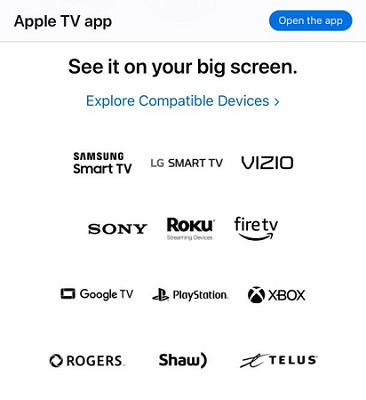 apple tv app supported devices