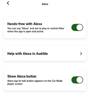 audible hands free with alexa