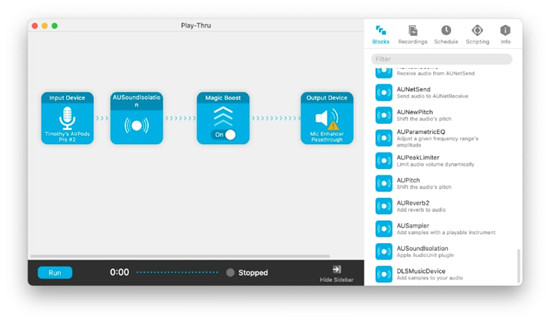 audiohijack main interface