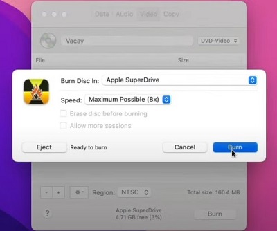 burn drm free itunes movies to dvd on mac