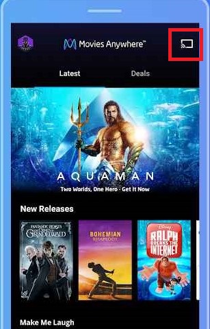 cast itunes movies to chromcast via movies anywhere