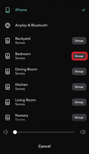 cast tidal to sonos