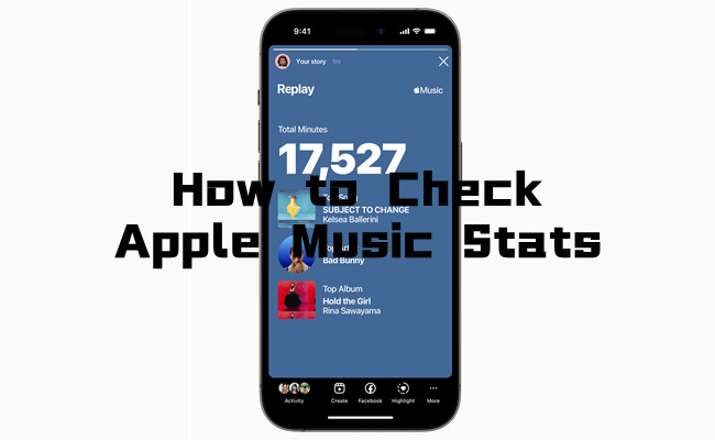 check apple music stats