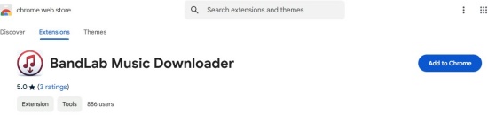 chrome extension bandlab music downloader