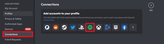 connect spotify to discord