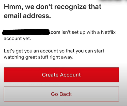 create a netflix account