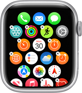 delete apps on apple watch