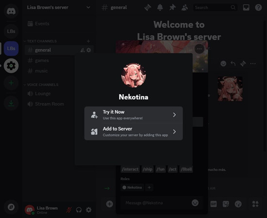 discord add nakotina to server