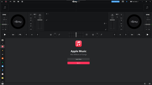 djay pro apple music get started