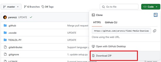 download github tidal dl