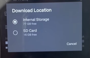 download netflix videos in sd card