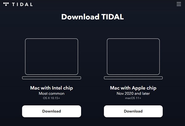 download tidal mac app