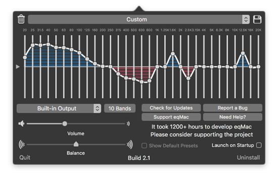 eqmac main interface