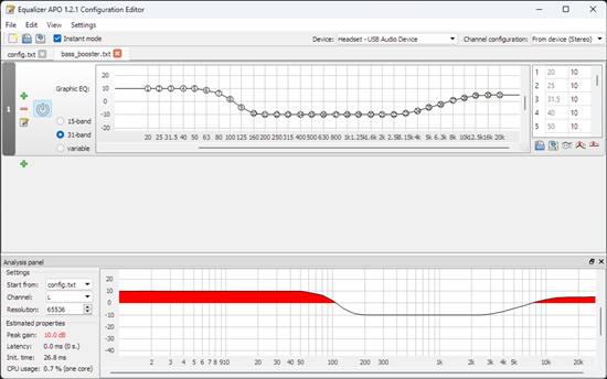 equalizerapo main interface