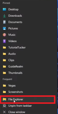 file explorer on windows