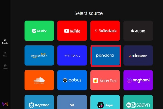 freeyourmusic select source