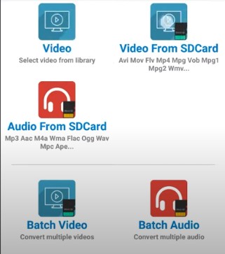 import videos from sd card