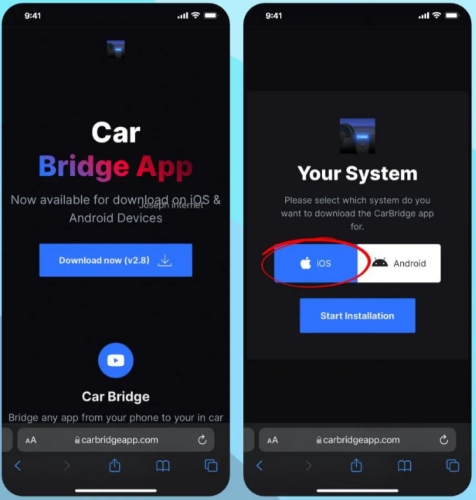 install carbridge on iphone