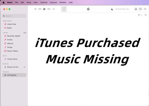 itunes purchased music not showing