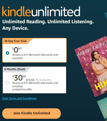 join kindle unlimited