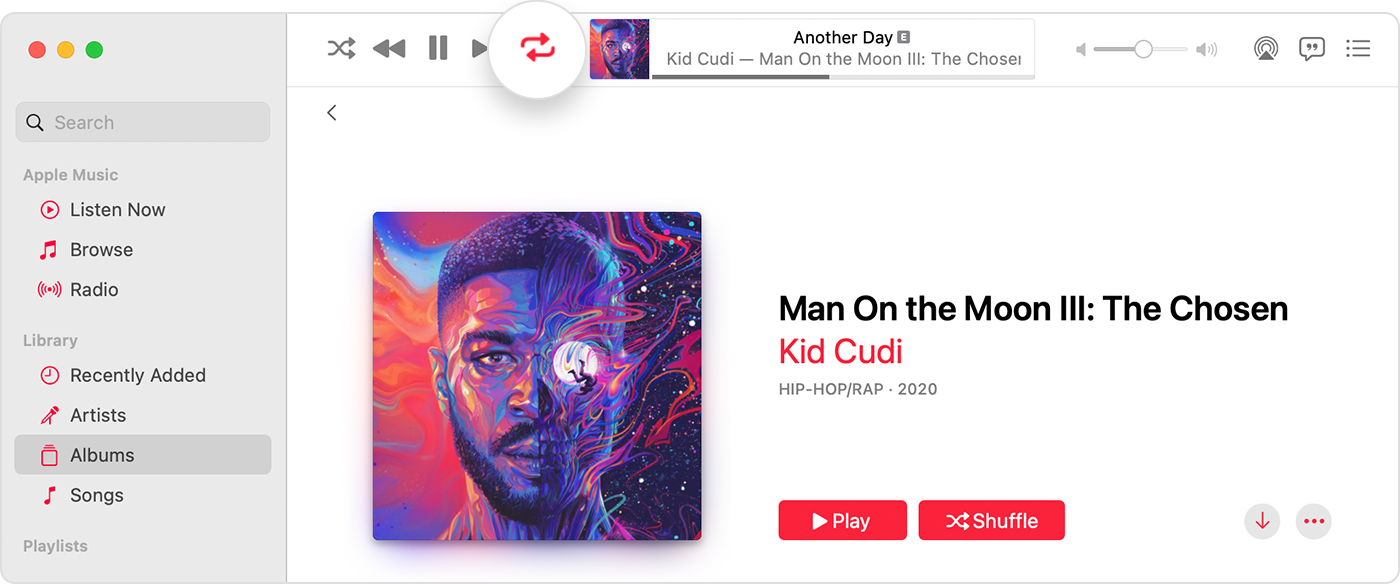 How To Put A Song On Loop In Apple Music