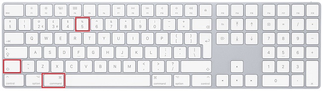 mac hotkeys screen record