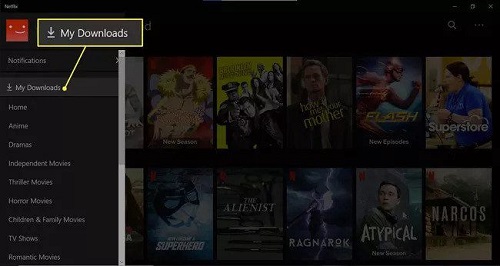 netflix downloads on fire tablet