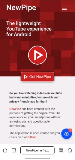 newpipe android website