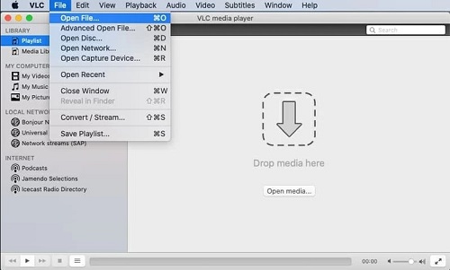 open itunes movies on vlc media player