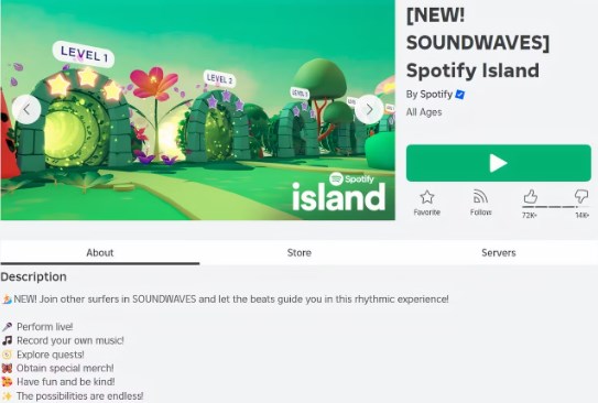 roblox spotify island