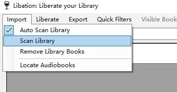 scan library on libation