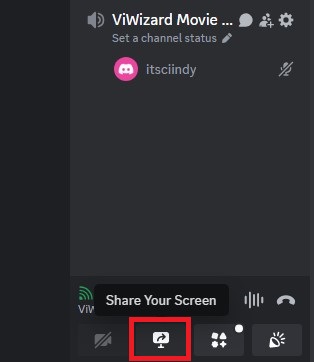 share screen on discrod