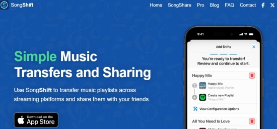 songshift website