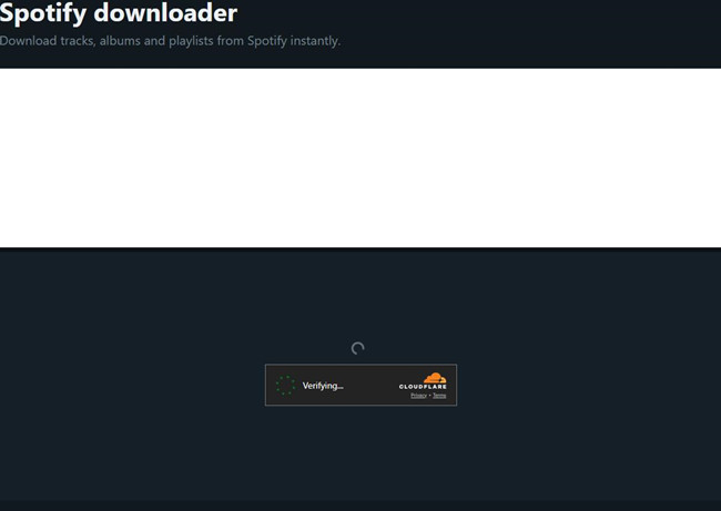 spotdownloader verify you are human