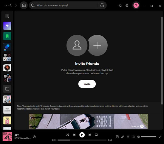 spotify desktop blend invite friends