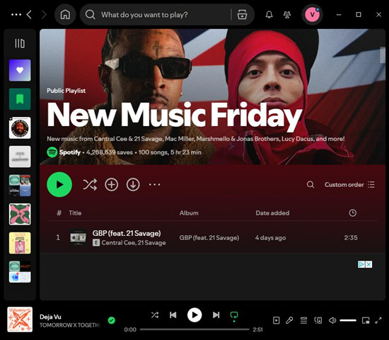 spotify desktop new music friday