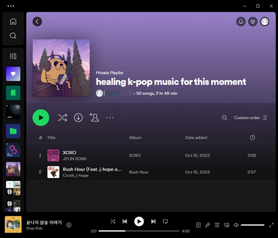 spotify desktop playlist profile picture changed