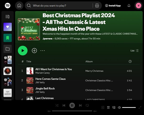 spotify playlist best christmas playlist