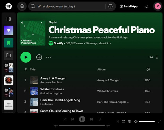 spotify playlist chhristmas peaceful piano