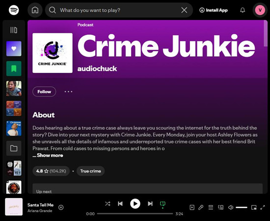 spotify podcastcrime junkie