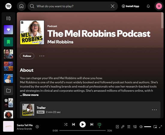 spotify podcast the mel robbins podcast