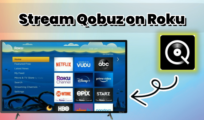 stream qobuz on roku