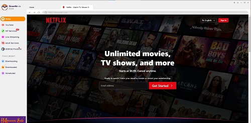 streamfab netflix downloader interface