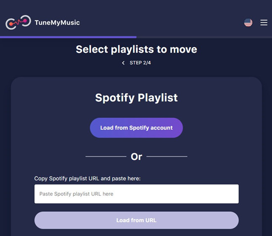 tunemymusic select playlists to move spotify playlist